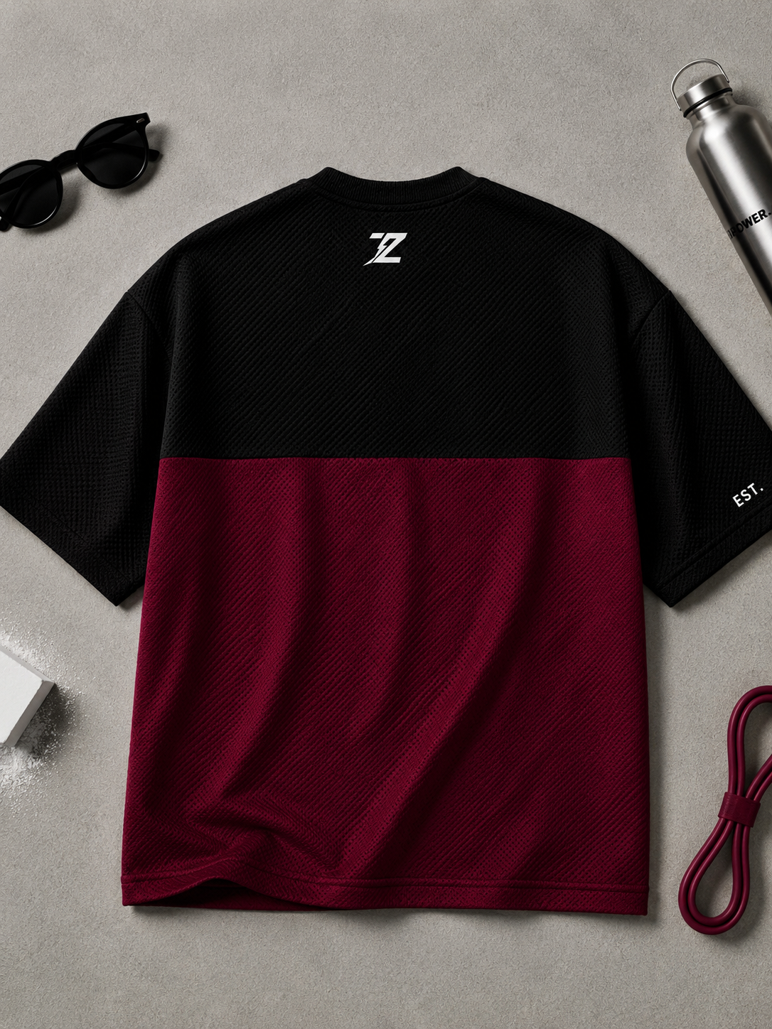 ZYRO Lifting Club Mesh Tee - RED