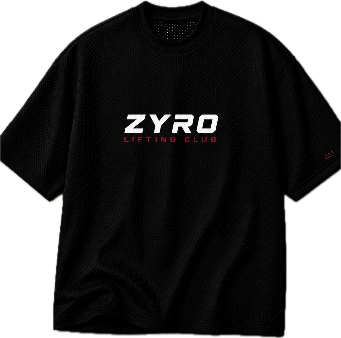 ZYRO Lifting Club Mesh Tee